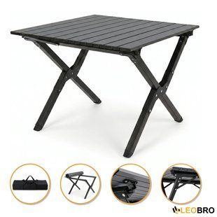 Розкладний туристичний стіл LEOBRO Camp Black M (LB-1066) 8922 фото