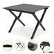 Розкладний туристичний стіл LEOBRO Camp Black M (LB-1066) 8922 фото 1