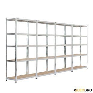 Стелаж FunFit 180 х 360 х 40см, 175кг/полиця, 5 полиць 9233 фото