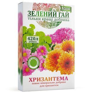 Зелений гай AQUA хризантема 300г  5063 фото